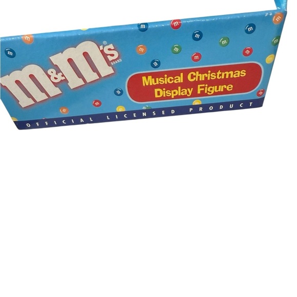 M & M’s Musical Christmas Display Santa Figure playing guitar NWT in Box - Picture 9 of 11